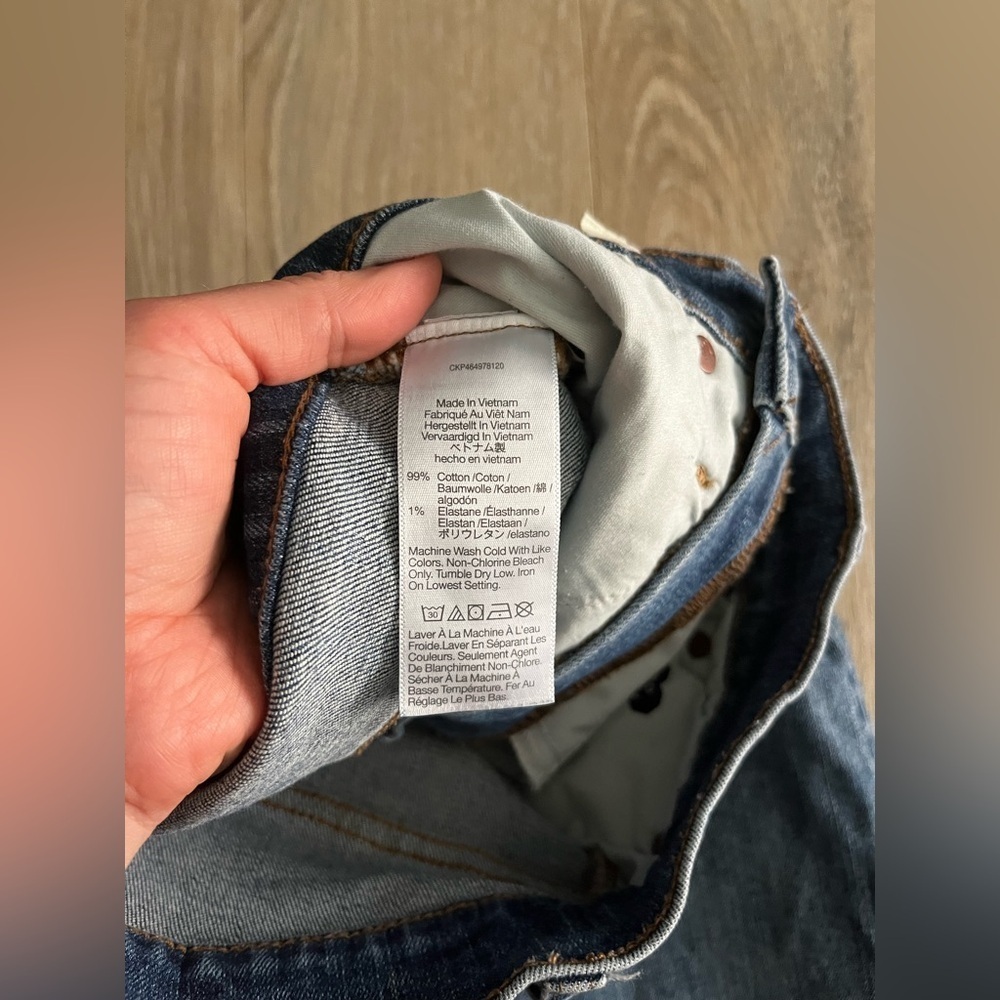 Madewell Women’s Tall Cali Demi-Boot Jeans in Glenside Wash - Size 25 Tall - Picture 5 of 10